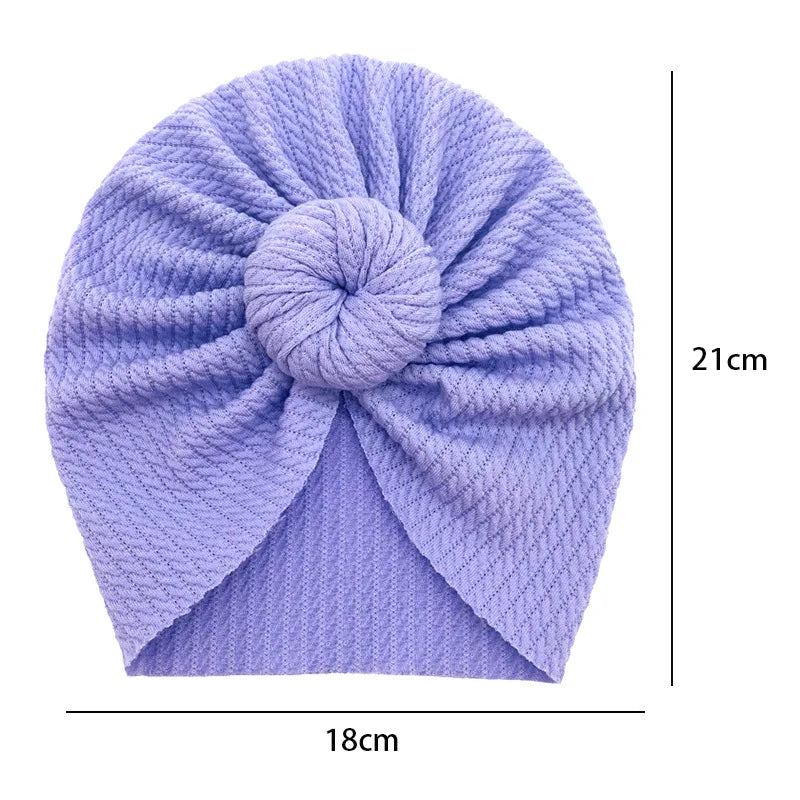 16pc/lot Cable Knit Knot Bows Baby Bandanas Turban Headband Babes Donuts Hat Kids Girls Infant Beanie Caps Baby Hair Accessories