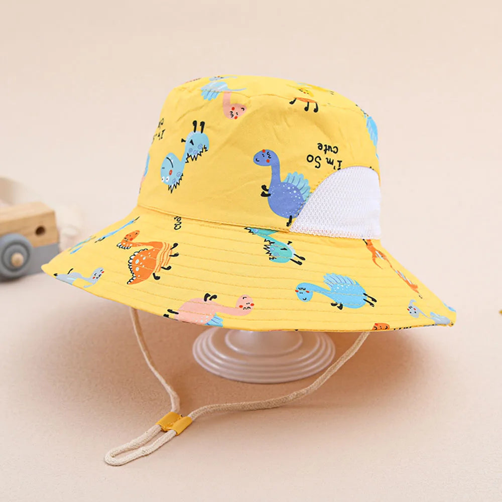 new sunshade hat baby hat summer sun hats children's hats visor hat Baby Sun hat children Mesh breathable fisherman hat for kids