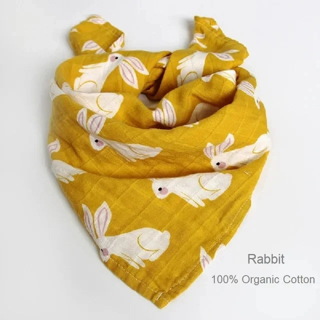 Newborn Blankets Bamboo Bath Towel Baby Swaddle Kids Muslin Organic Cotton Fabric Super Soft Burp Cloth Monthly Wrap 60*60 CM