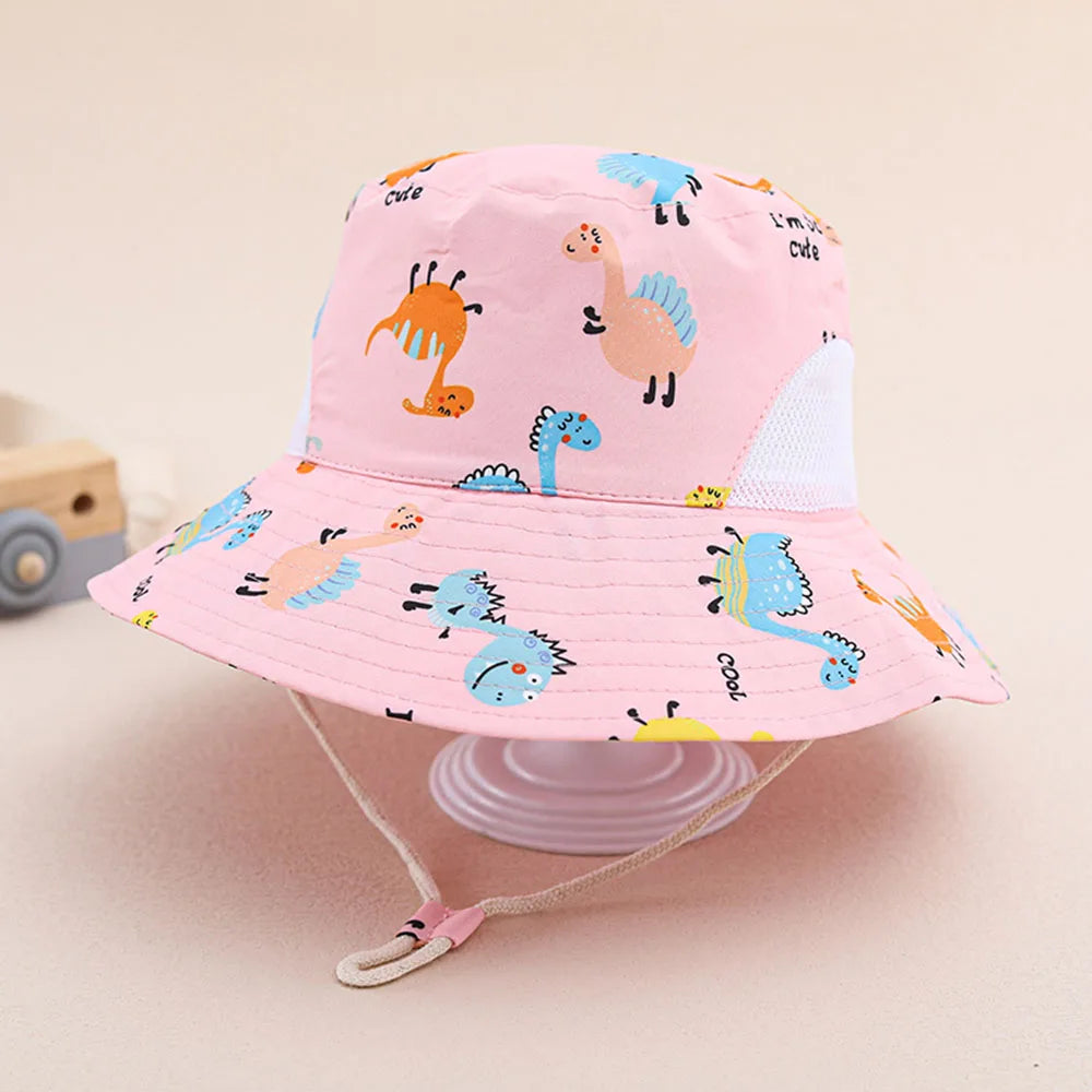 new sunshade hat baby hat summer sun hats children's hats visor hat Baby Sun hat children Mesh breathable fisherman hat for kids