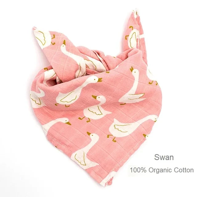 Newborn Blankets Bamboo Bath Towel Baby Swaddle Kids Muslin Organic Cotton Fabric Super Soft Burp Cloth Monthly Wrap 60*60 CM