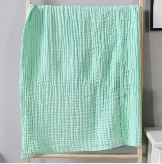 Newborn Bedding Sleeping Blanket Baby Accessories Boys Girls Bath Shower Towel Bathrobe 6 Layers Kids Muslin Swaddle Wrap