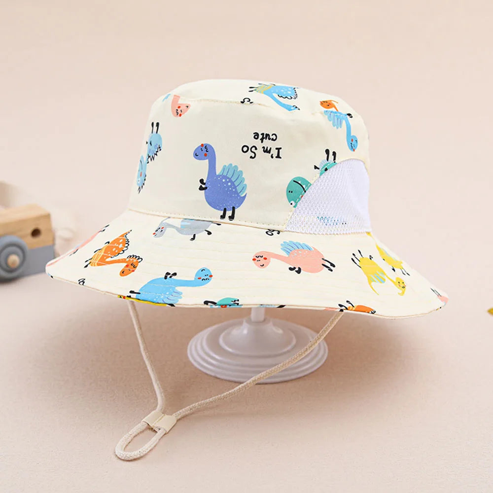 new sunshade hat baby hat summer sun hats children's hats visor hat Baby Sun hat children Mesh breathable fisherman hat for kids