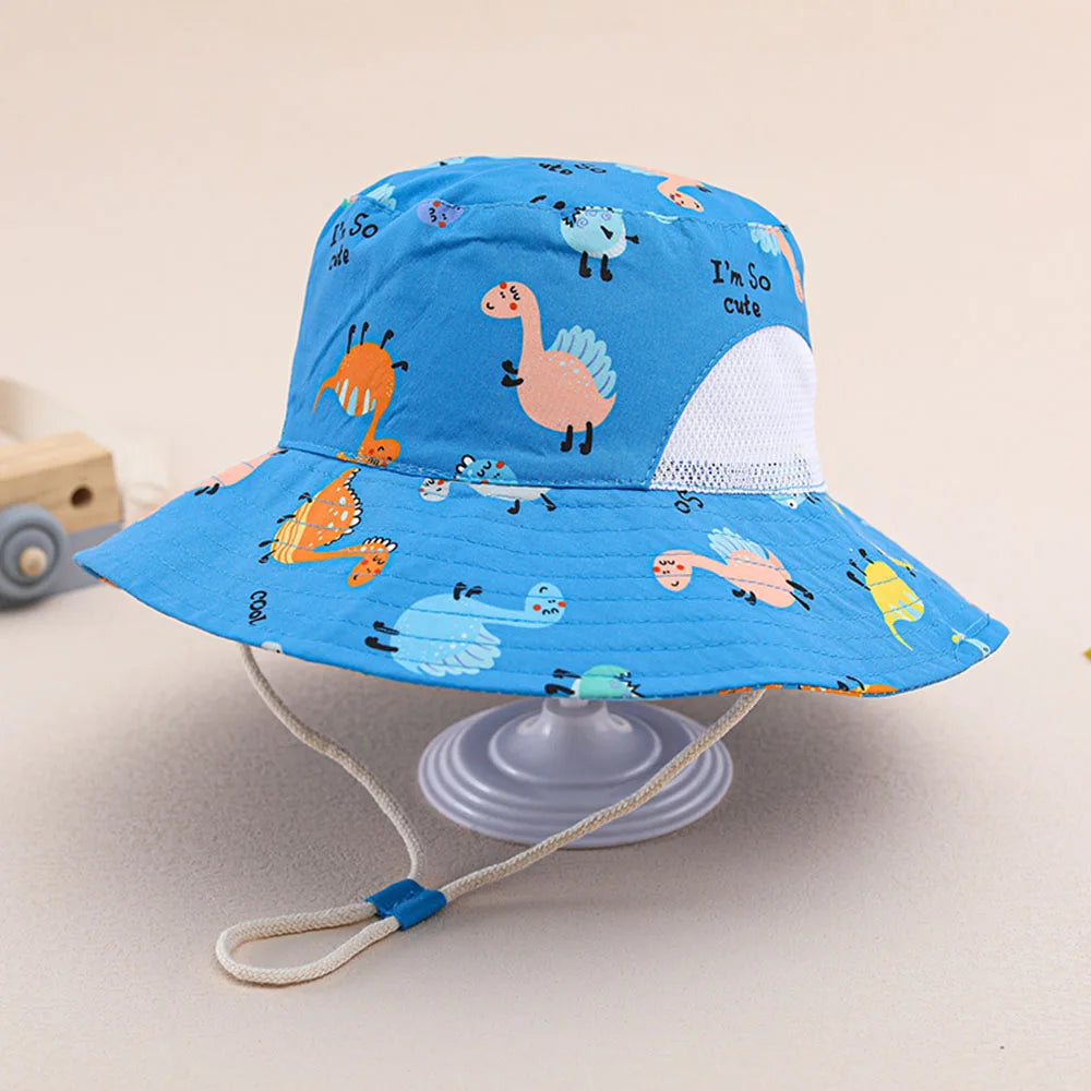 new sunshade hat baby hat summer sun hats children's hats visor hat Baby Sun hat children Mesh breathable fisherman hat for kids