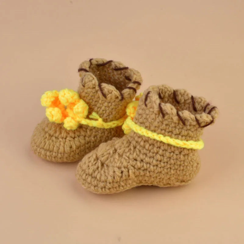 Cowboy Design Newborn Photography Props Baby Hat and Diaper Cover with Vest 5 Pieces Costume Outfit Photo Props H253