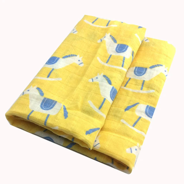 Hot New Baby Blankets Newborn Soft Organic Cotton Bamboo Baby Bibs Muslin Swaddle Wrap Feeding Burpy Towel Scarf Big Diaper