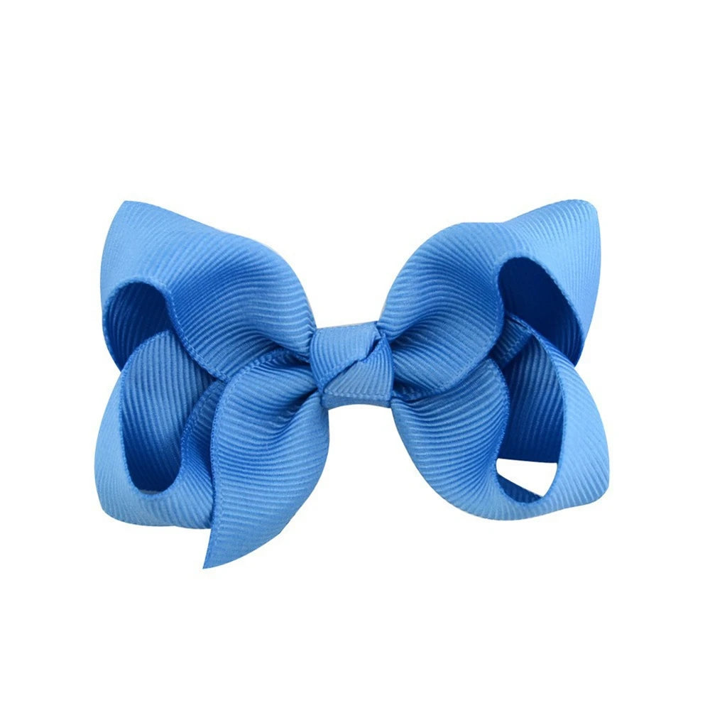 20PCS 3" Handmade Hair Bows for Girls Clips Grosgrain Ribbon Boutique Bow Alligator Hairpins for Children Teens Toddlers Kids