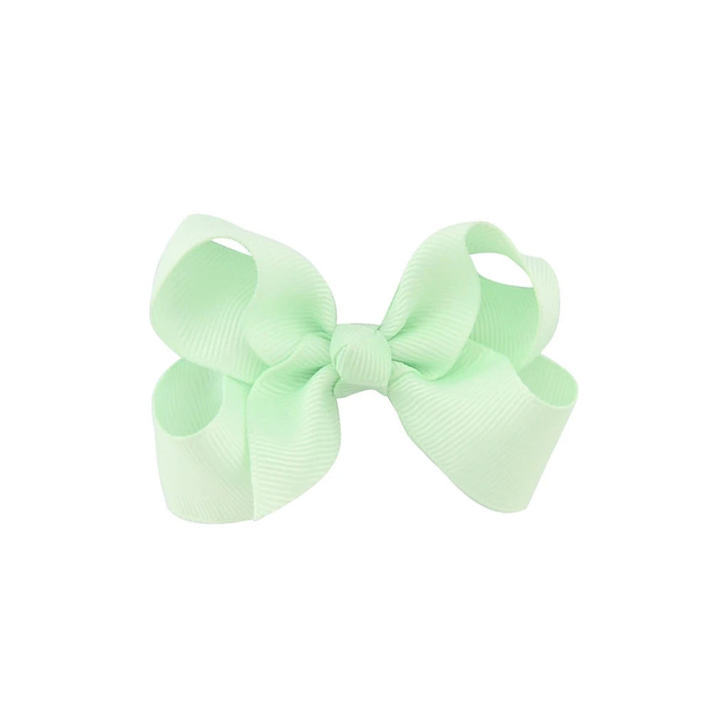 20PCS 3" Handmade Hair Bows for Girls Clips Grosgrain Ribbon Boutique Bow Alligator Hairpins for Children Teens Toddlers Kids
