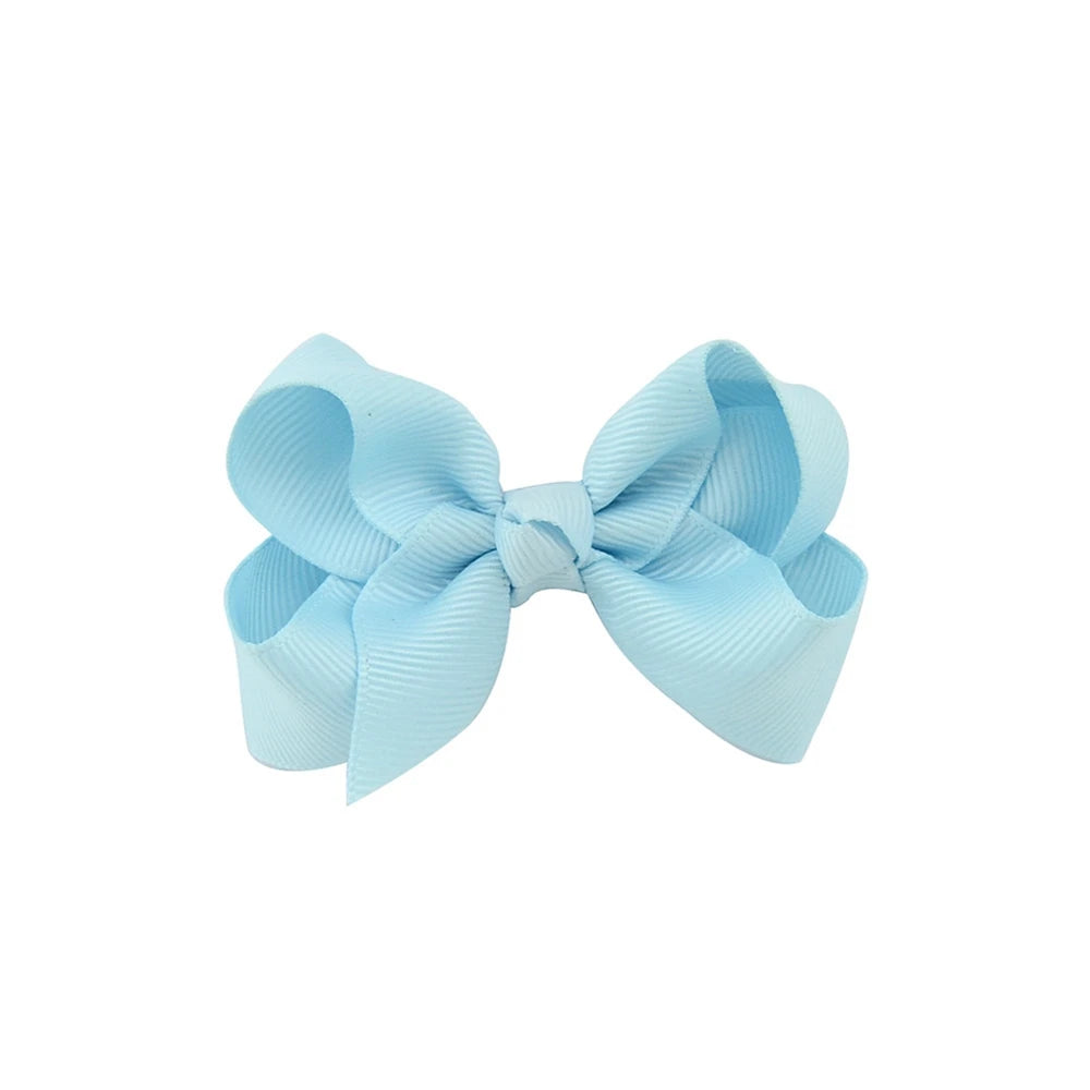 20PCS 3" Handmade Hair Bows for Girls Clips Grosgrain Ribbon Boutique Bow Alligator Hairpins for Children Teens Toddlers Kids