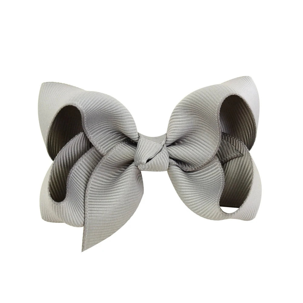 20PCS 3" Handmade Hair Bows for Girls Clips Grosgrain Ribbon Boutique Bow Alligator Hairpins for Children Teens Toddlers Kids