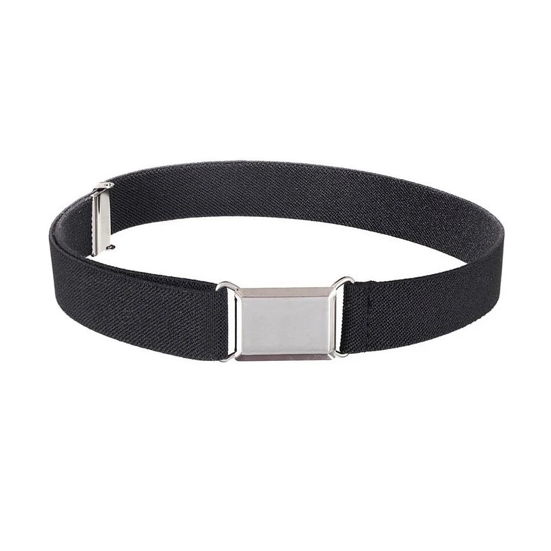 Student Kids Toddler Uniform Belts for Boys Girls Adjustable Stretch Elastic Luxury Brand Belt with Buckle for Kids Waist Belts