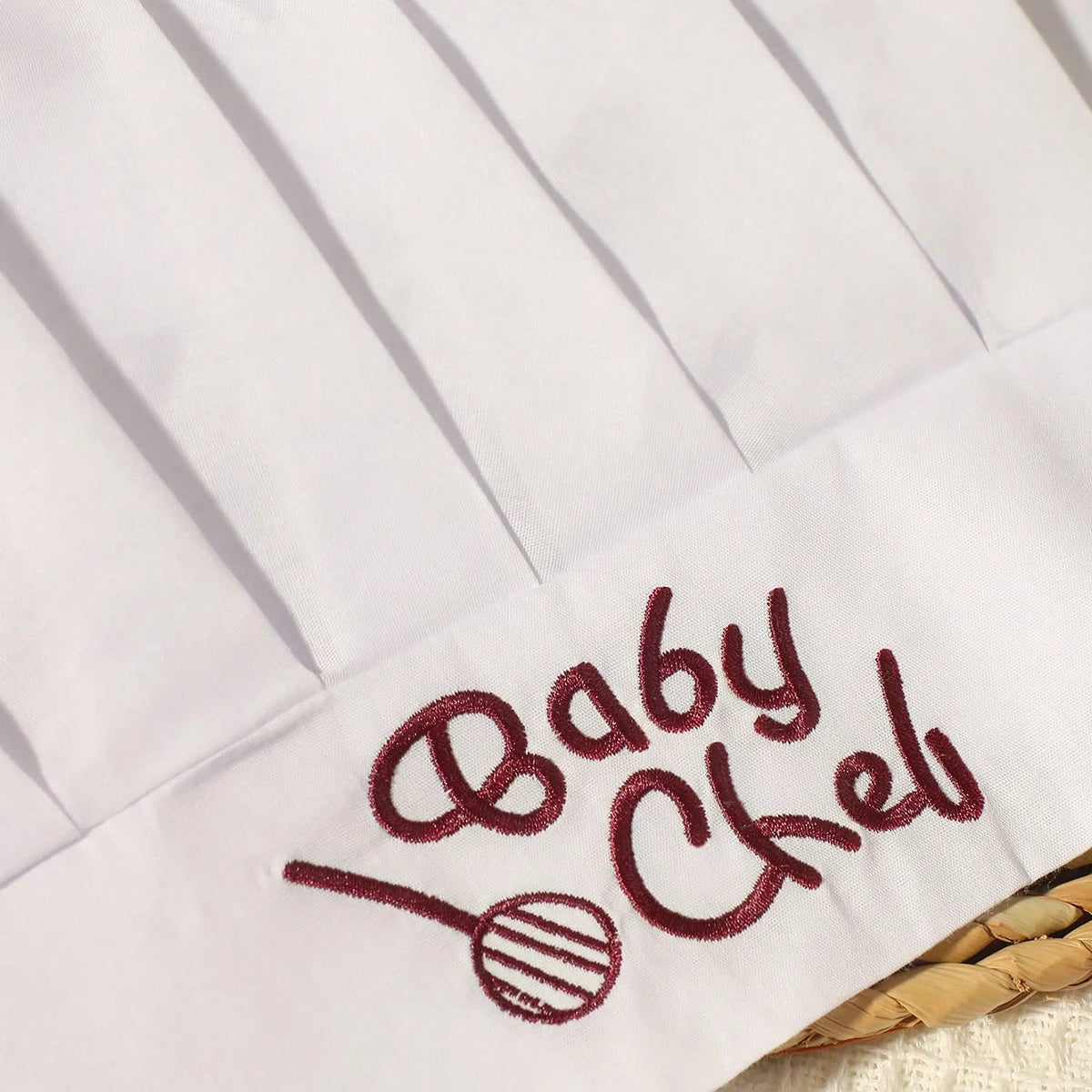 Ylsteed Newborn Chef Set for Photo Shooting Baby Boy Photo Props Bread Print Newborn Picture Idear Infant Photography Outfits