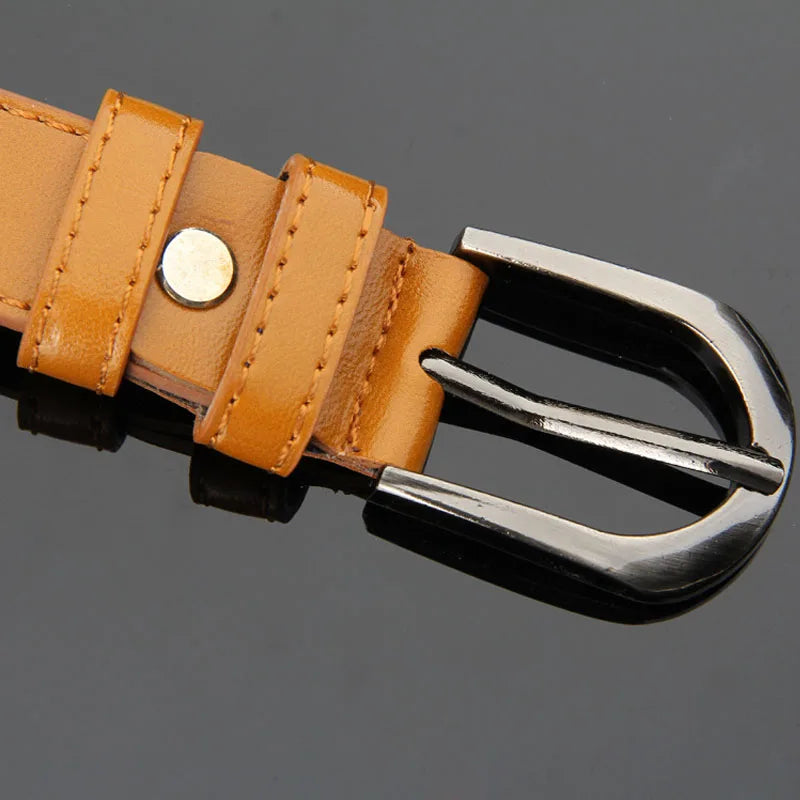 High Quality Children Black Leather Belts for Boys Girls Kids Casual Waist Strap Belt Waistband for Jeans Pants Trousers 2.3cm