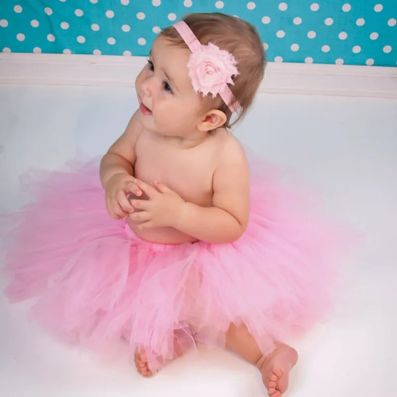 Baby Newborn Photography Props Cute Princess Infant Costume Outfit With Flower Headband Accesssories Baby Girls Dress Tutu Skirt