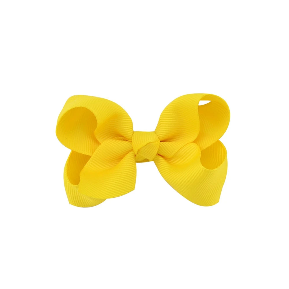 20PCS 3" Handmade Hair Bows for Girls Clips Grosgrain Ribbon Boutique Bow Alligator Hairpins for Children Teens Toddlers Kids