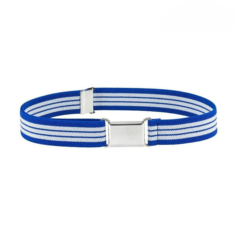 Student Kids Toddler Uniform Belts for Boys Girls Adjustable Stretch Elastic Luxury Brand Belt with Buckle for Kids Waist Belts