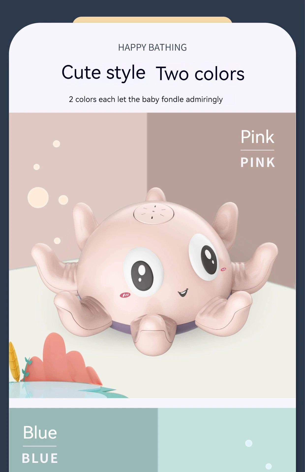 Baby Bath Toys Electric Octopus Automatic Sprinkler Bathtub Toy Swim Pool Bathing Toys with Music LED Light For Kids Gift