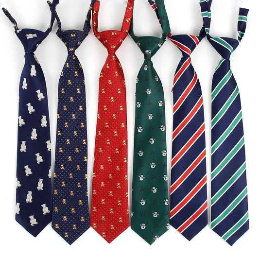 32*6cm Gravata Boys Girls Children's Tie School Class Dance Costume Accessories Band Cartoon Student Tie Necktie Neckcloth Gift