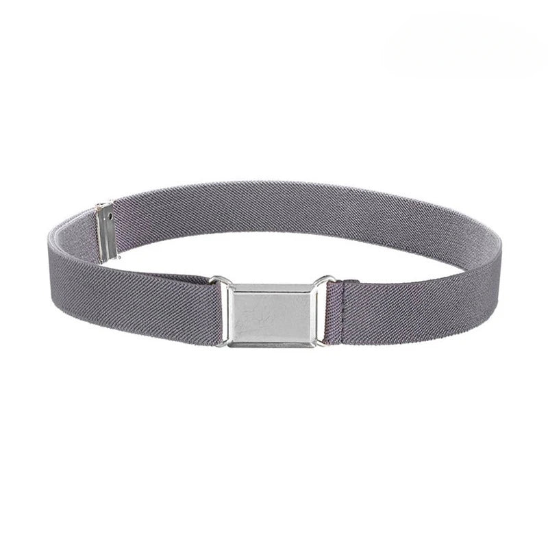 Student Kids Toddler Uniform Belts for Boys Girls Adjustable Stretch Elastic Luxury Brand Belt with Buckle for Kids Waist Belts