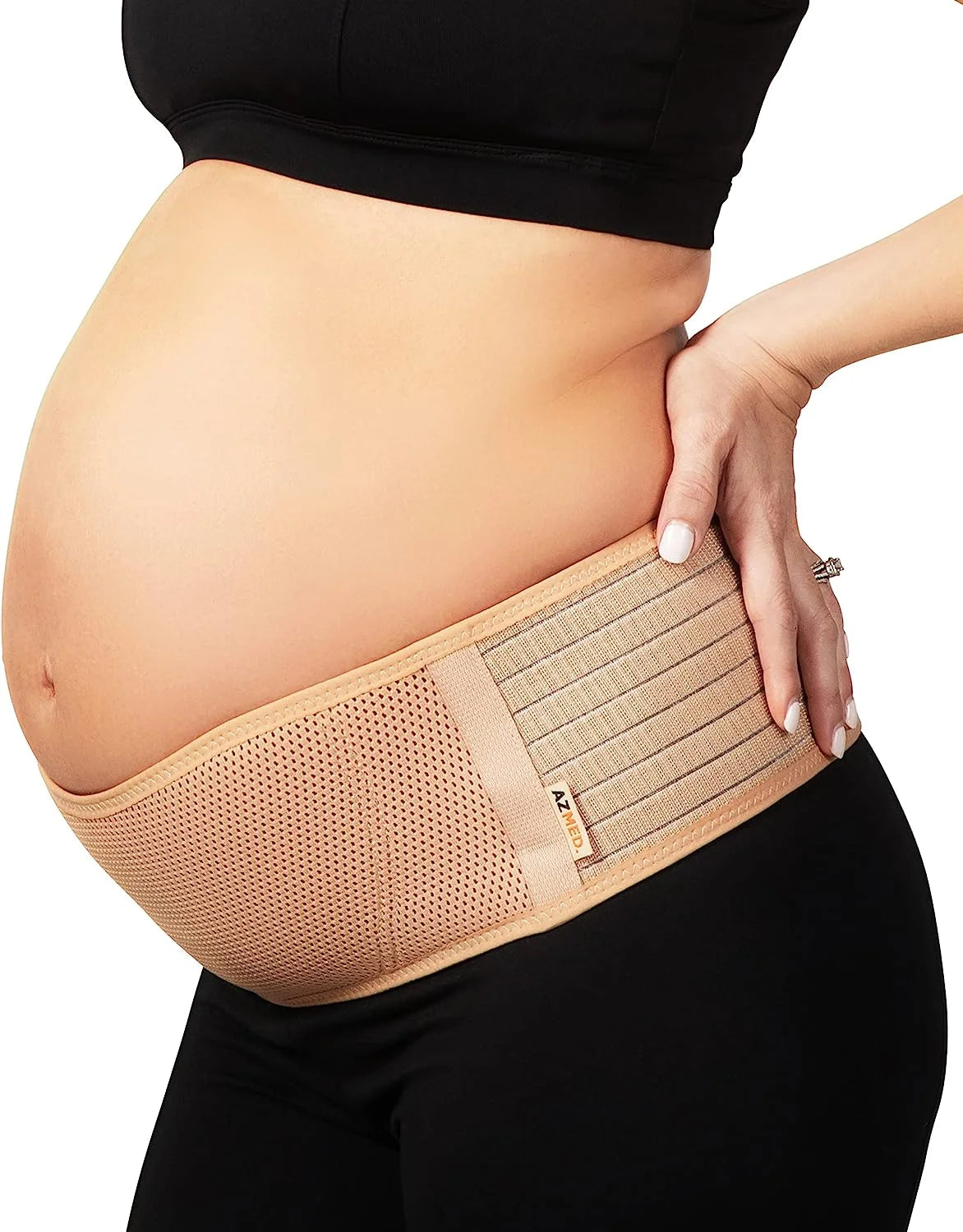 Soft Breathable Pregnancy Maternity Belly Band for Pregnant Women Adjustable Maternity Belt All Stages of Pregnancy  Postpartum