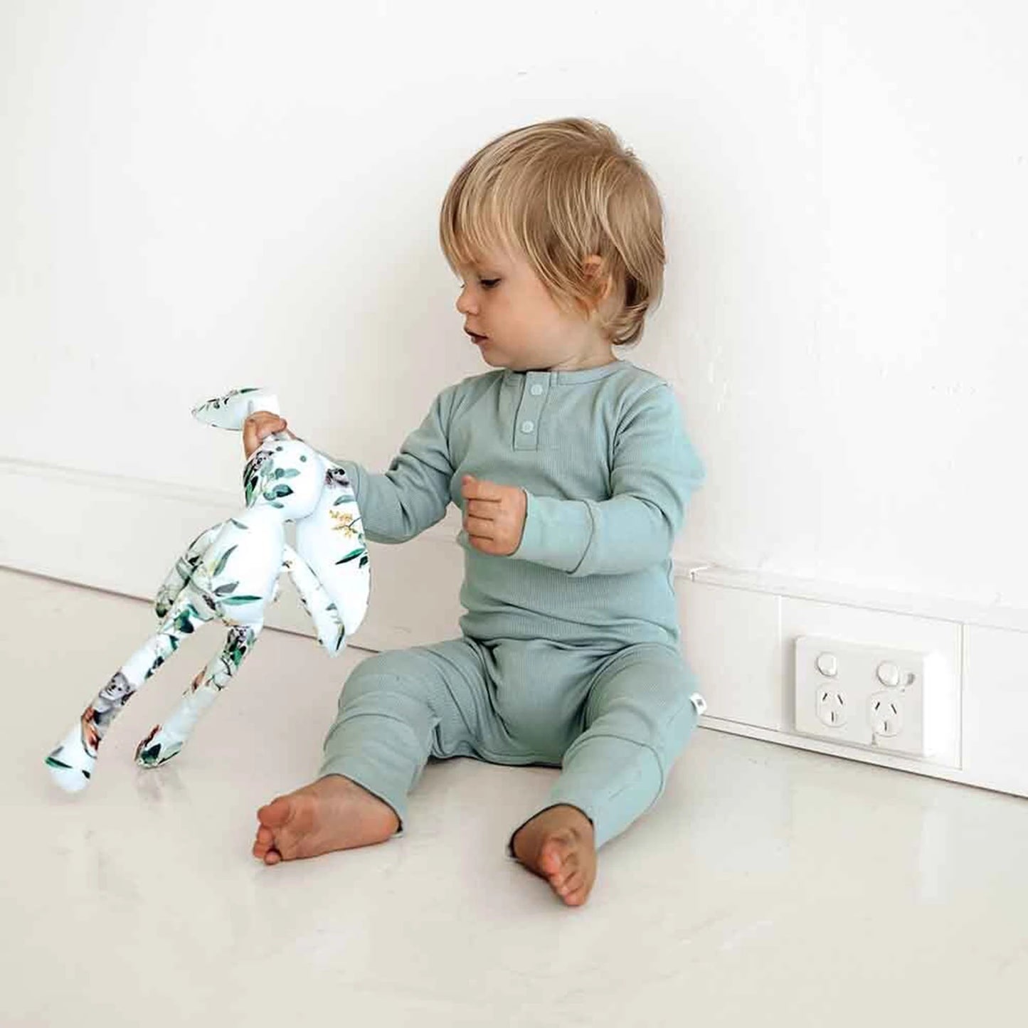 Baby Boy 2 Pieces Outfits Solid Color Ribbed Long Sleeve Romper Jumpsuit with Hat for Infant Toddler Fall Clothes
