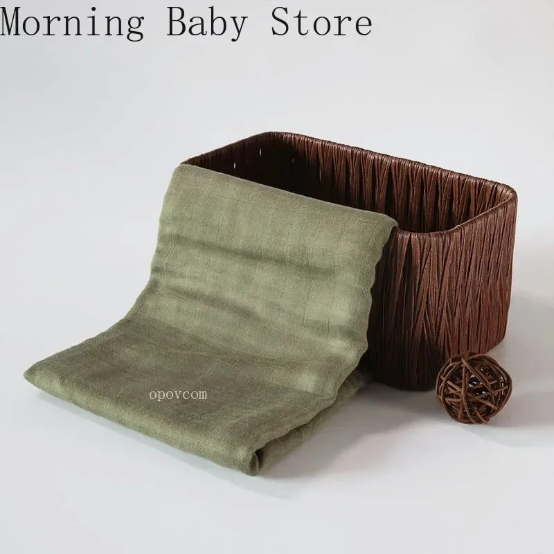 120*120cm Muslin Bamboo Baby Blanket Soft 2 Layers Newborn Swaddle Wrap Bath Towel Blanket Infant Sleepsack Stroller Cover 0-36M