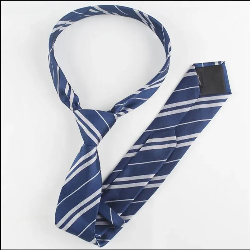 Magic Academy Tie Potter tie for students, zipper ties for boys and girls, magic tie for Cosplay, college fan gift