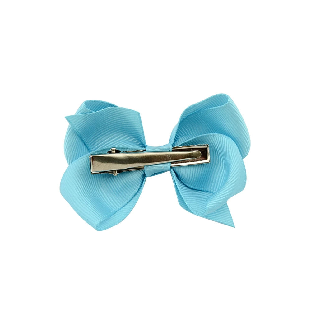 20PCS 3" Handmade Hair Bows for Girls Clips Grosgrain Ribbon Boutique Bow Alligator Hairpins for Children Teens Toddlers Kids