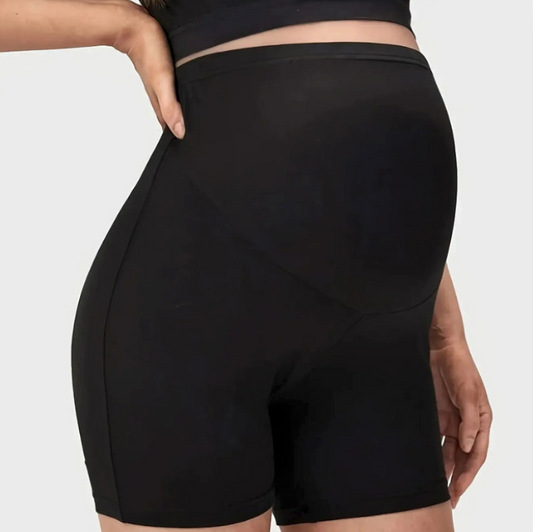 Maternity Solid Color Casual Shorts
