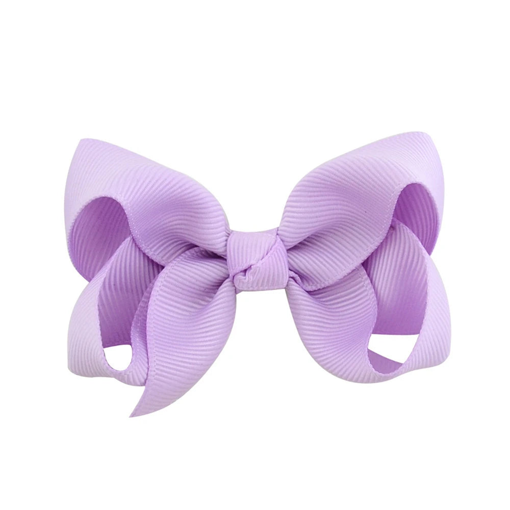 20PCS 3" Handmade Hair Bows for Girls Clips Grosgrain Ribbon Boutique Bow Alligator Hairpins for Children Teens Toddlers Kids