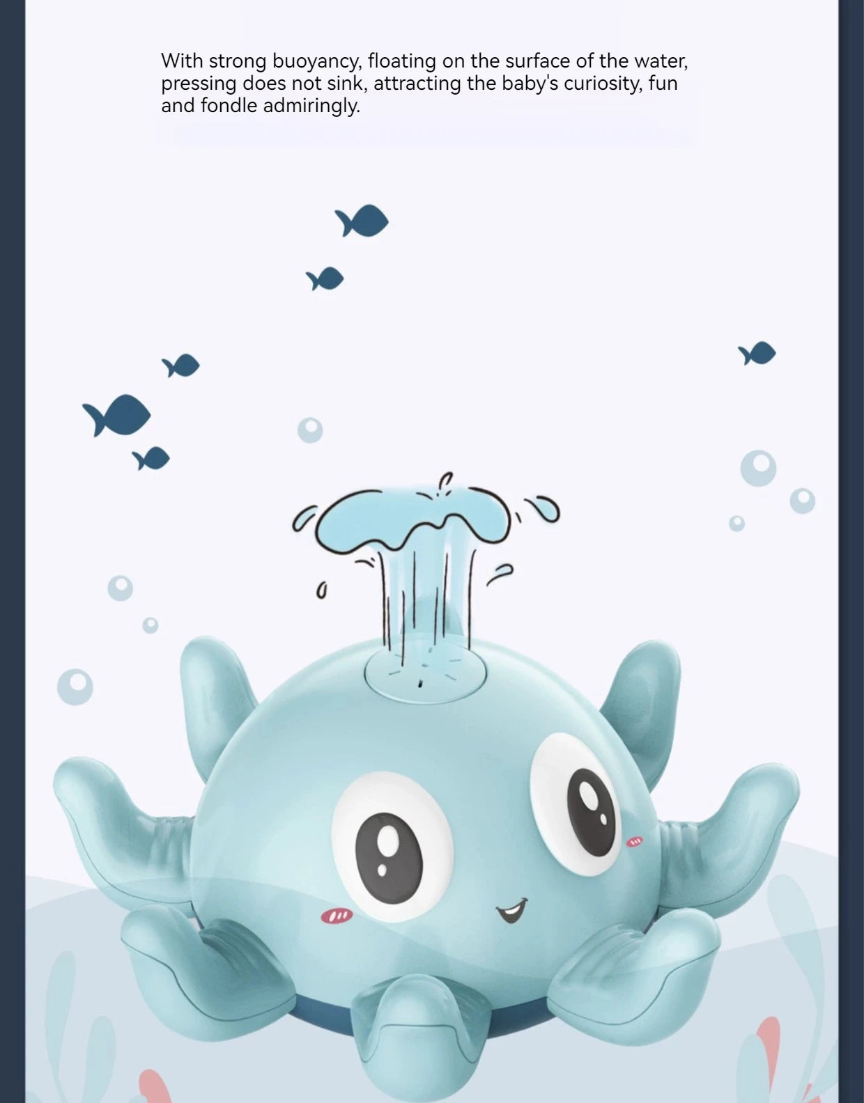 Baby Bath Toys Electric Octopus Automatic Sprinkler Bathtub Toy Swim Pool Bathing Toys with Music LED Light For Kids Gift